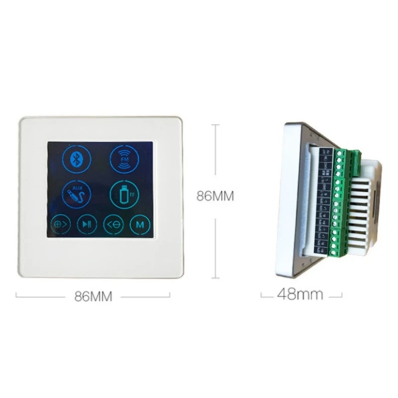 4-дюймовый встроенный отель семейный умный дом фоновый музыкальный плеер