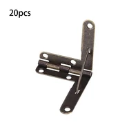 20pcs antique 3330mm furniture hinges 90 degree angle support hinge aircraft hinge hardware accessories anti theft buckle