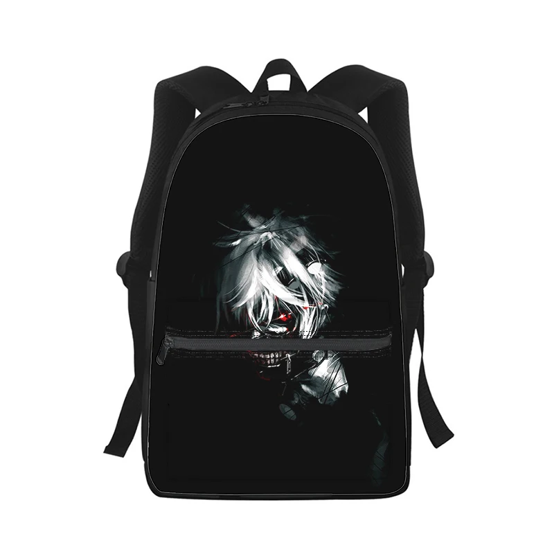 Anime Tokyo Ghouls Men Women Backpack 3D Print Fashion Student School Bag Laptop Backpack Kids Travel Shoulder Bag