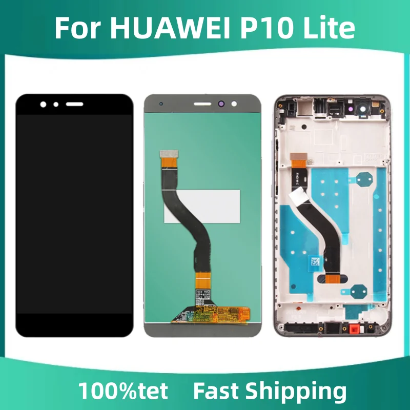 

5,2 "для HUAWEI P10 Lite, ЖК-экран для HUAWEI P10 Lite, WAS-LX1 WAS-LX1A WAS-LX2, дисплей, замена