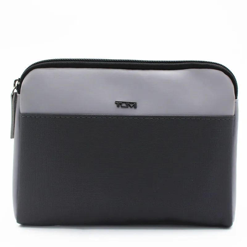 Tumi Makeup Bag Travel Cosmetic Bag Zipper Makeup Bags Cosmetics Organizer Storage Pouch Travel PU Leather Toiletry Bag