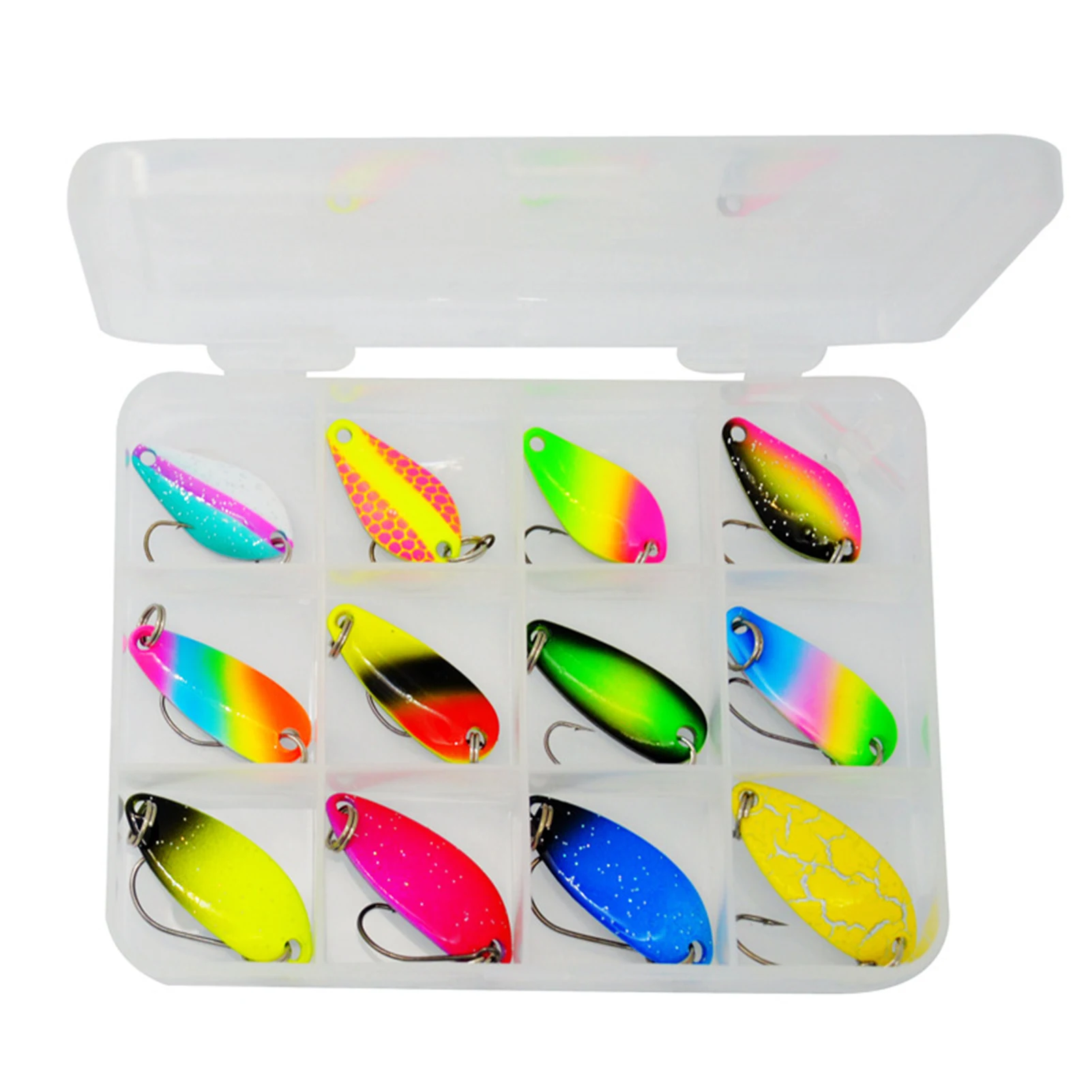

Fishing Lure Artificial Bait Colorful Swivel Type Lure Sequins for Saltwater Fishing Use XR-Hot