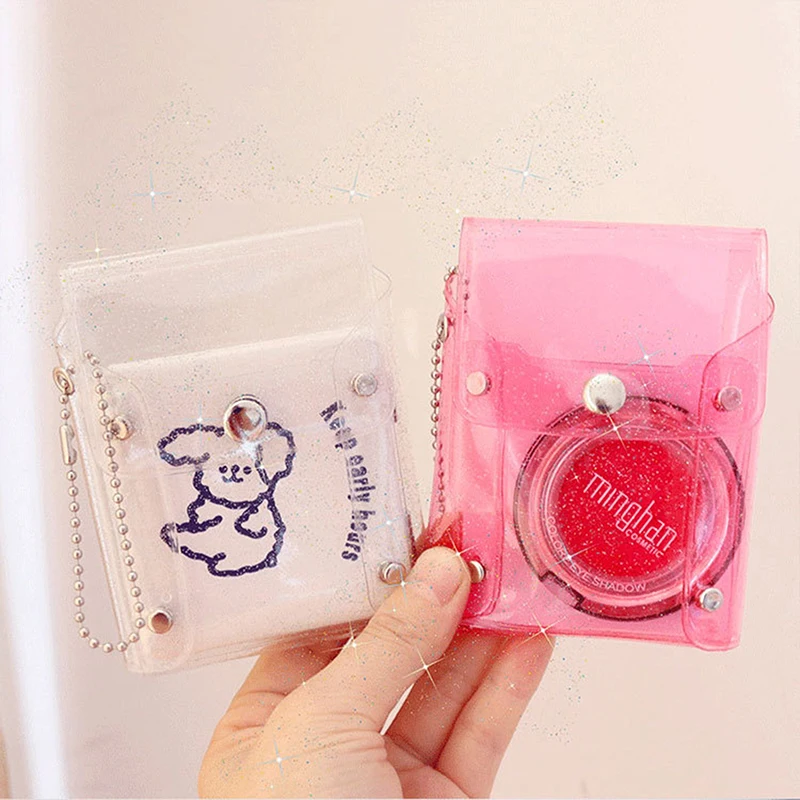 

Transparent Waterproof Women Card Case Business Card Holder Men Credit wholesale