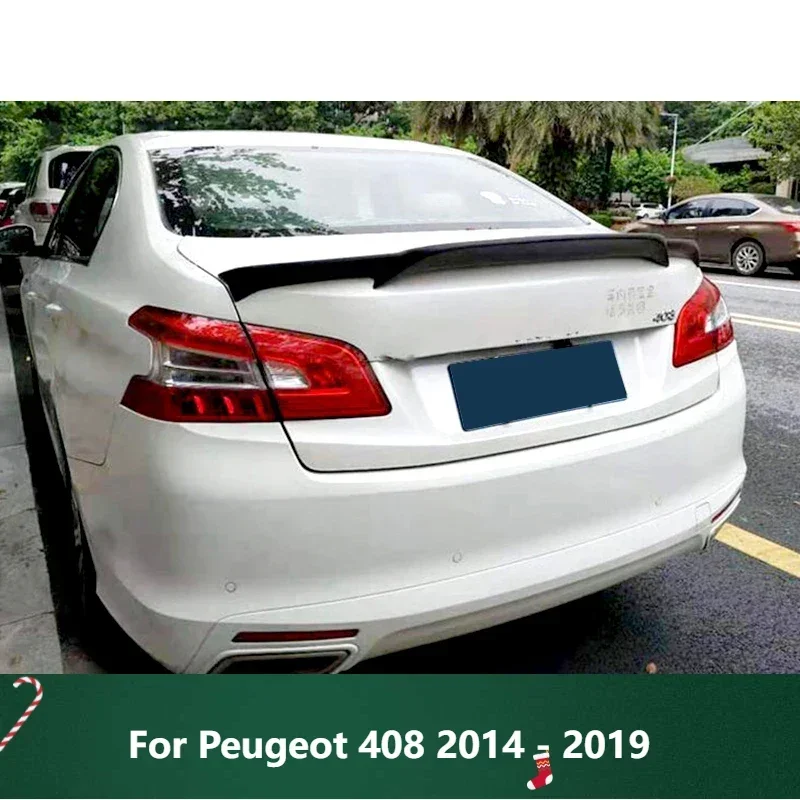 Новинка! Спойлер для багажника из углеродного волокна ASP Peugeot 408 2014 - 2019 стильные