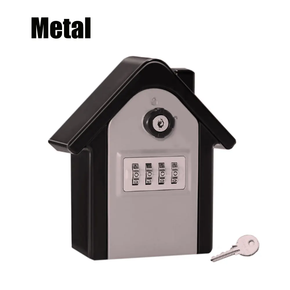 

House Large Anti-Theft And Anti-Theft Password Key Box Security Lock Metal Storage Suitable For Multi-Occupation Key Insurance