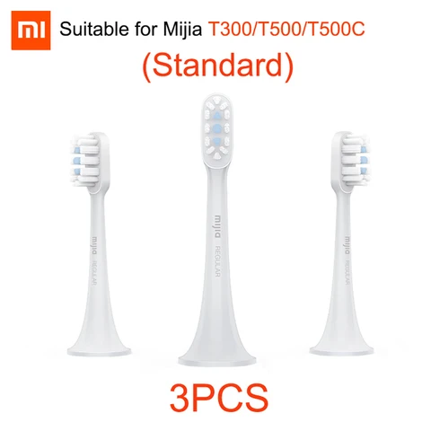 3 шт., сменные насадки для электрической зубной щётки Xiaomi Mijia T300 T500 T100