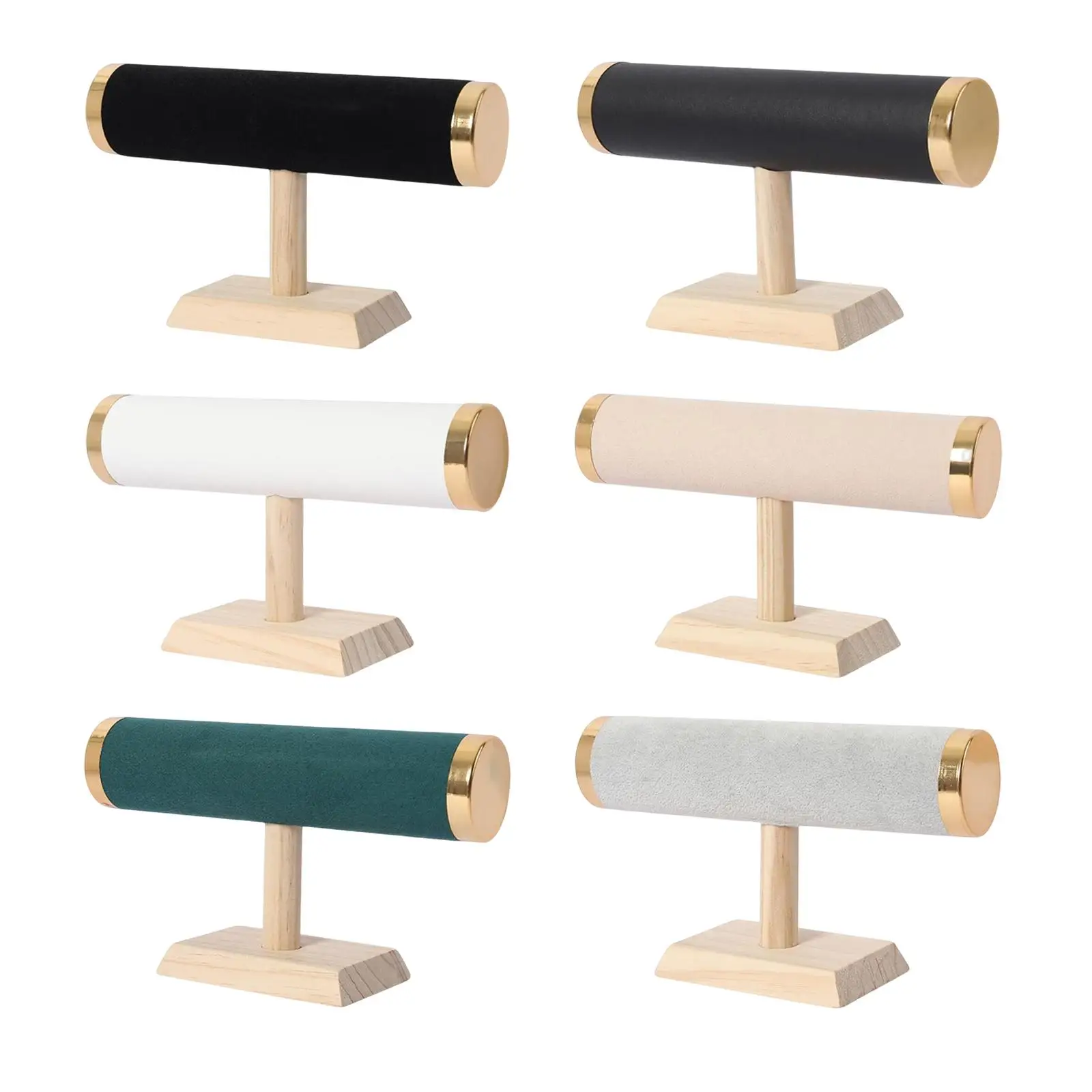 

Подставка-витрина для ювелирных изделий, с деревянной основой