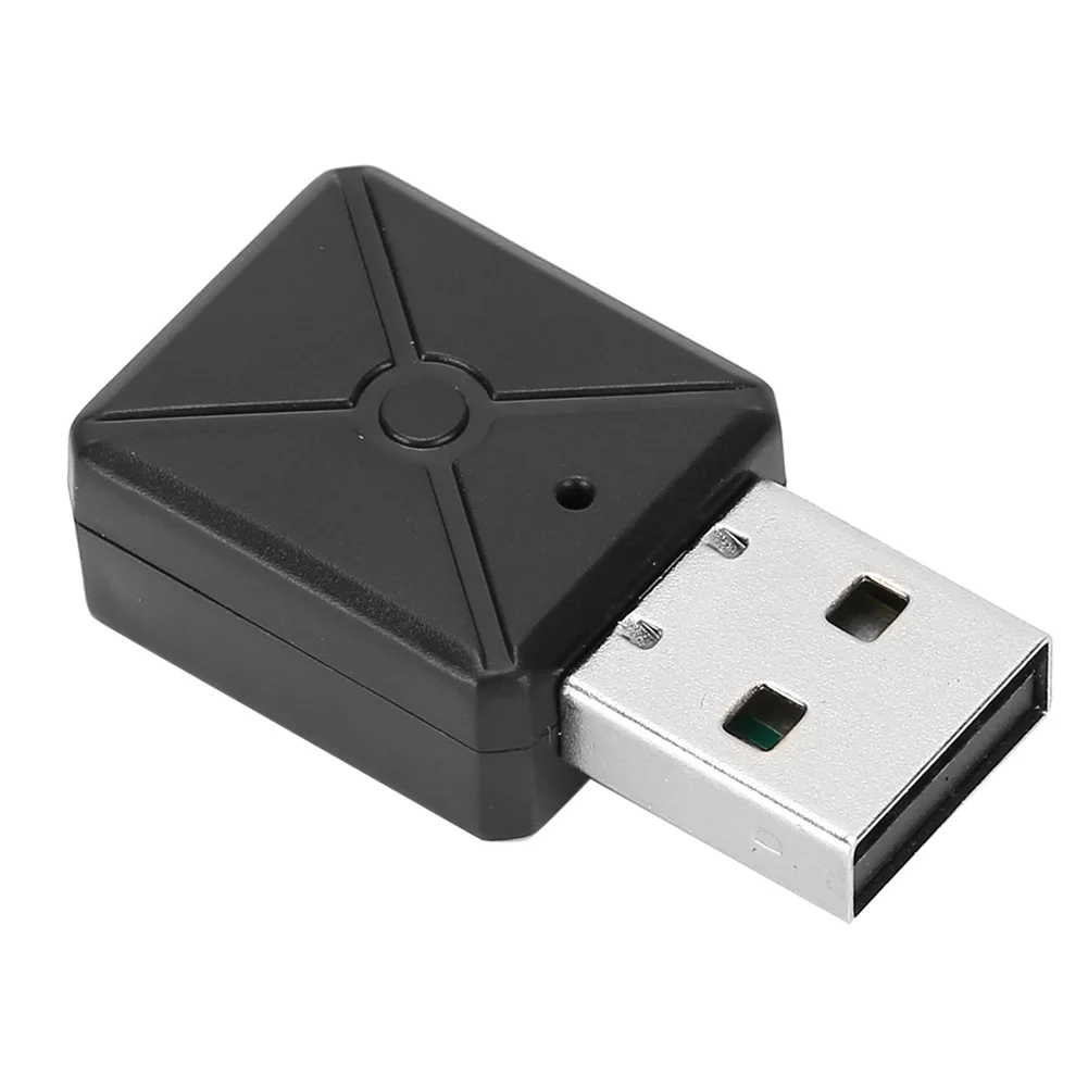 Фото Автомобильный Bluetooth-приемник-передатчик, адаптер BT, черный, USB 5.0, портативный, AVRCP, для наушников, ноутбуков, домашних стереосистем №2