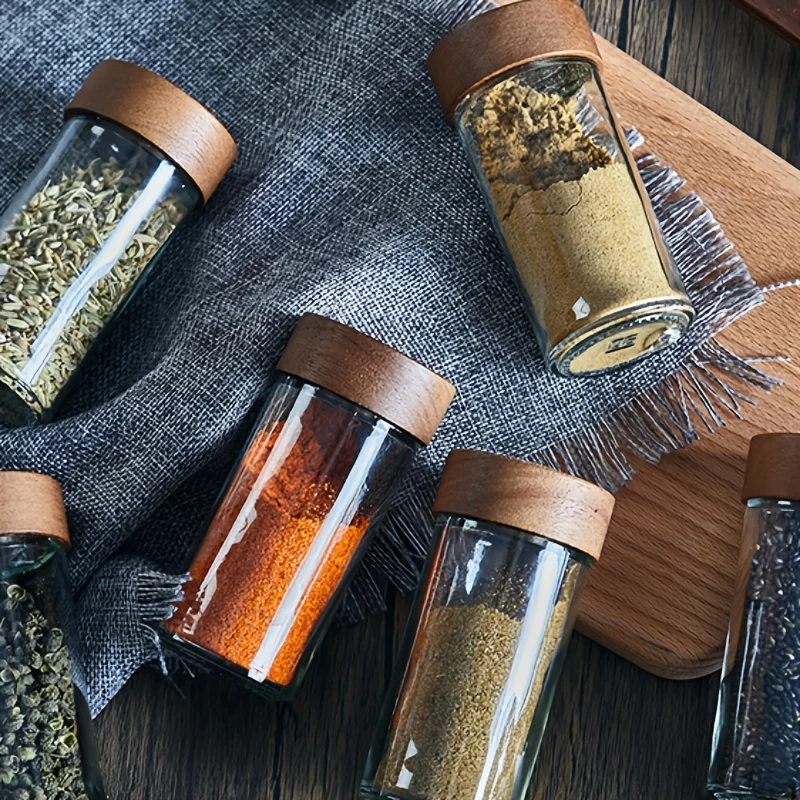 1/4 шт./набор набор кастрюль для приправ кухонная банка специй контейнеры