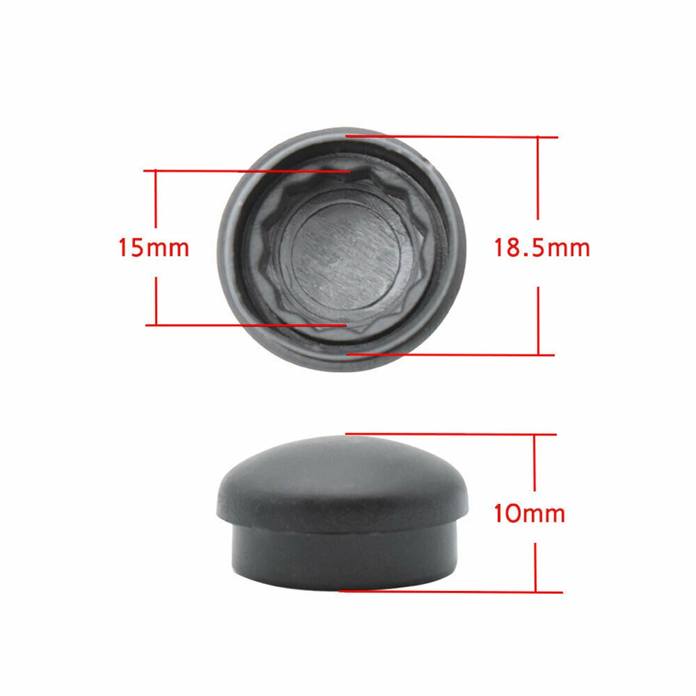 

New Nut Cap Windshield Wiper Systems ABS Plastic Black Duable Factory OEM Parts Front Windscreen Perfectly Replace