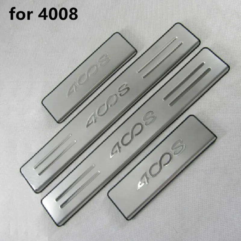 

Car styling High quality stainless steel Scuff Plate/Door Sill for Peugeot 4008 212-2015 Car accessories E