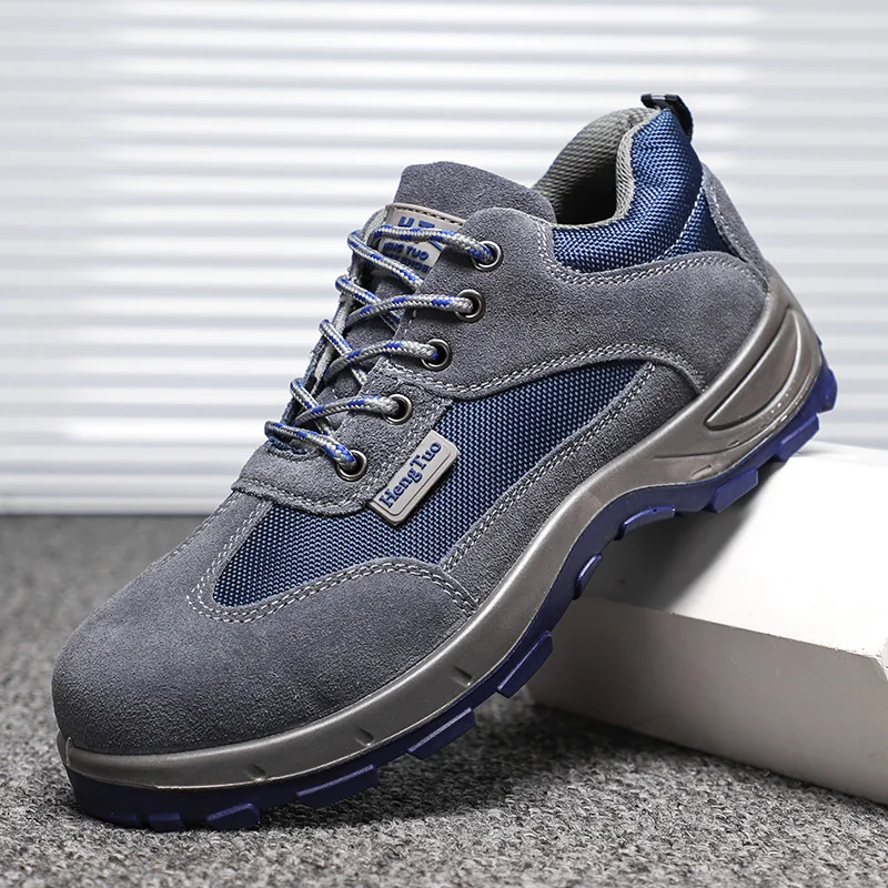 

Мужская Рабочая защитная обувь, рабочие кроссовки с защитой от проколов, Мужская неразрушаемая рабочая обувь, мужские ботинки, легкая мужск...