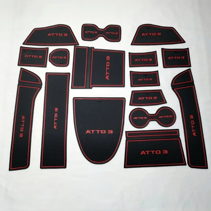

Car Door Groove Mat For BYD ATTO 3 2022 2023 Anti-slip Mat Rubber Gate Slot Pad Auto Interior Accessories