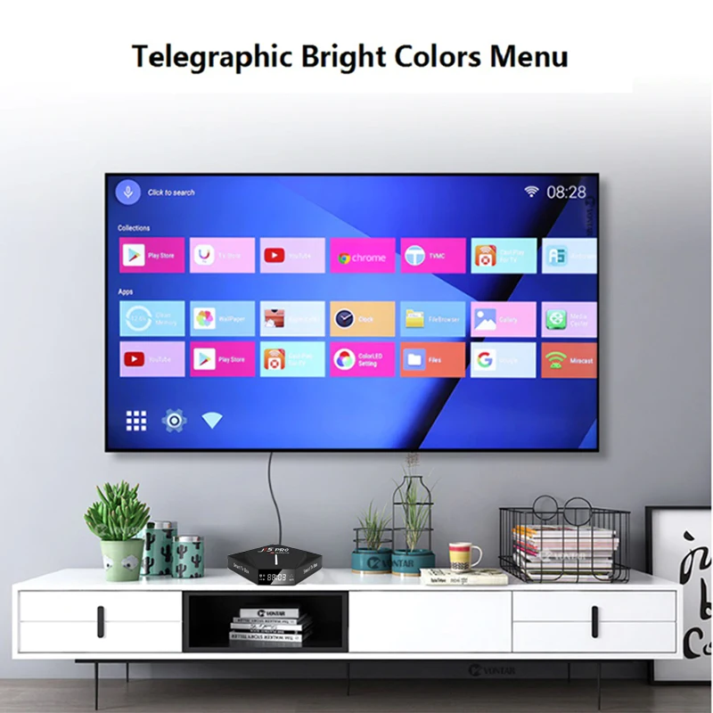 Хит продаж ТВ-приставка J15 Pro Smart Tv Android 9 0 RK3328 двойной Wi-Fi 2 4 ГГц/телефон 4K HD BT