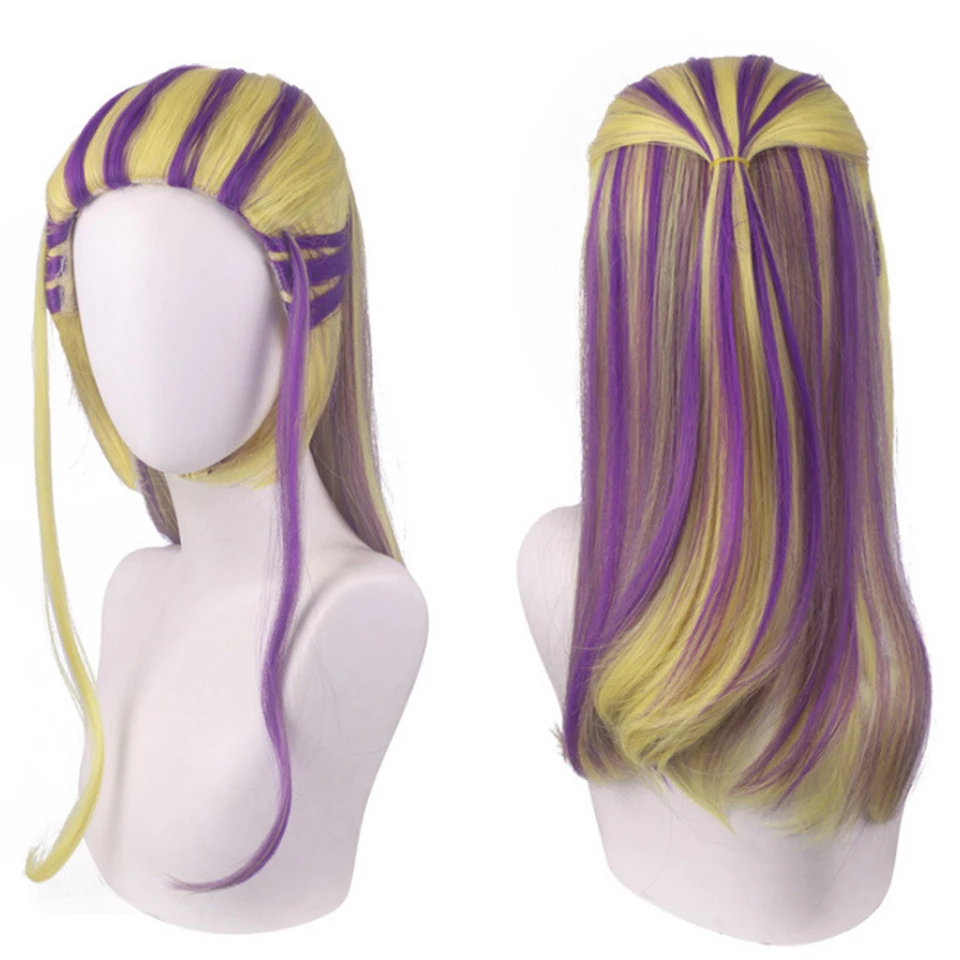 Синтетический короткий прямой парик BUQI с челкой для косплея аниме женщин розовые