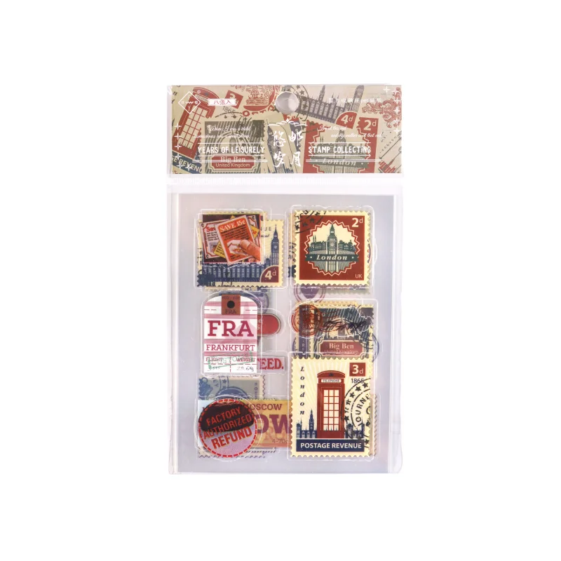 

Наклейки для скрапбукинга Alideco, 8 шт.