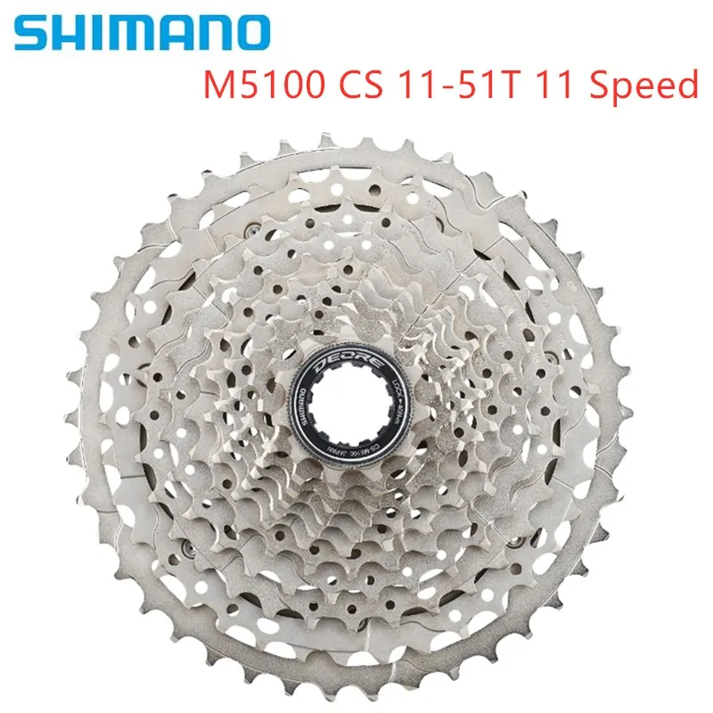 Кассета Shimano DEORE M5100 1-51T SLX M7000 XT M8000, 11-46t велосипедный свободный колес для горного велосипеда, деталь 11