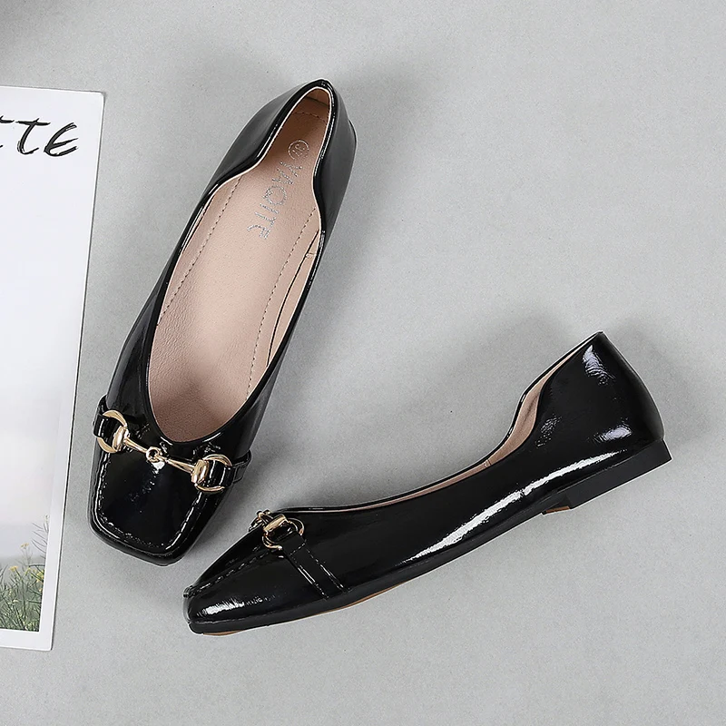 High Quality Big Size 44 Slip On Loafers Womens Flat Ladies Women's Casual Shoes