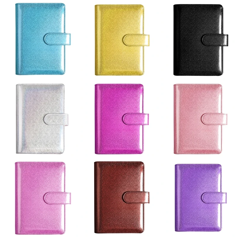 

Popular Binder Dairy Notebook Cover A5 Loose-Leaf Notepad Cover with Magnetic Buckle Closure Pen Loop for Women Teens