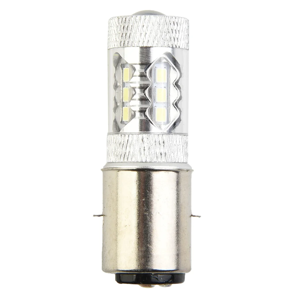 Fog Light Bulb 6000-6500K 80W Accessories BA20D H6 DC 12-24V DRL LED Headlight Motorcycle Bike Moped