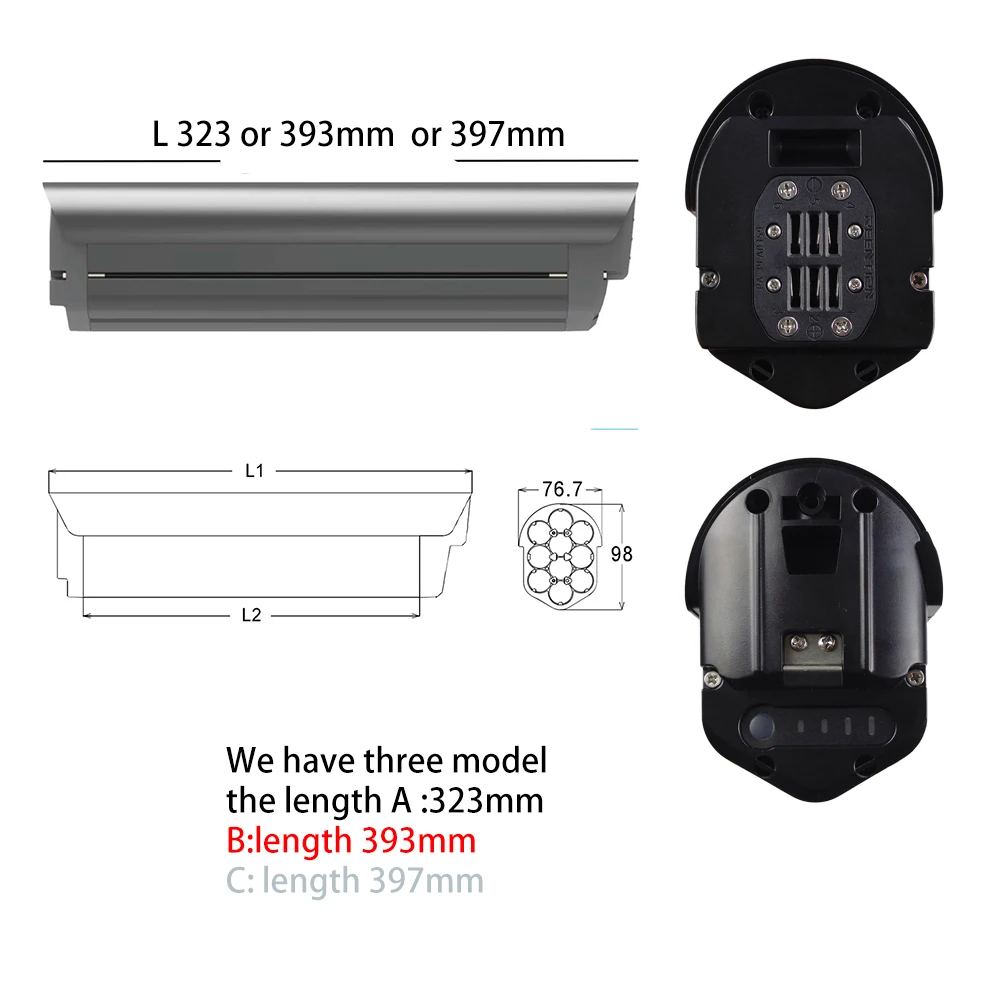 Фото Аккумулятор Magnum 36В 48В интегрированный 10Ач 15Ач 21700 для Viribus SC5 Maxbike Urbanbiker Magnum Cosmo + S X Revibikes Runabout.1 №1
