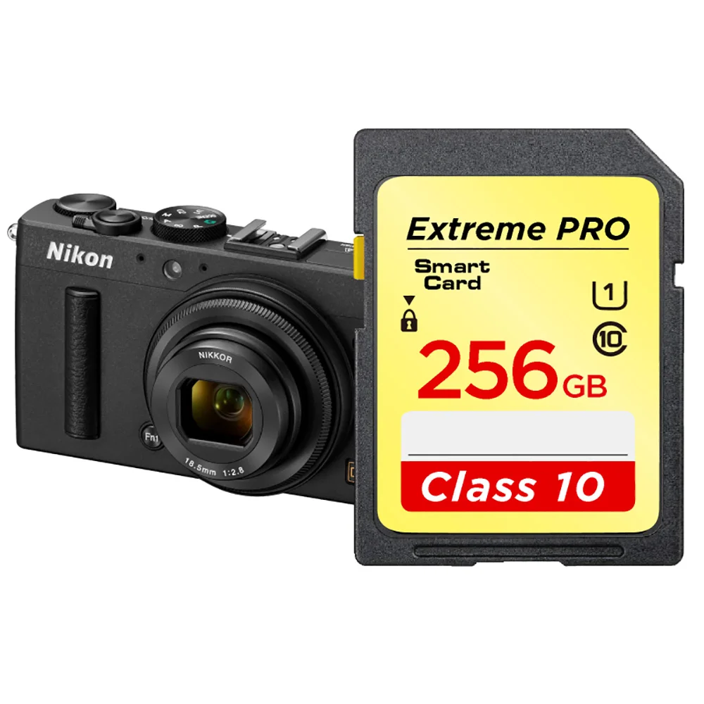 Карта памяти SD для камеры 256 ГБ 128 64 SDHC/SDXC 32 16 4K |