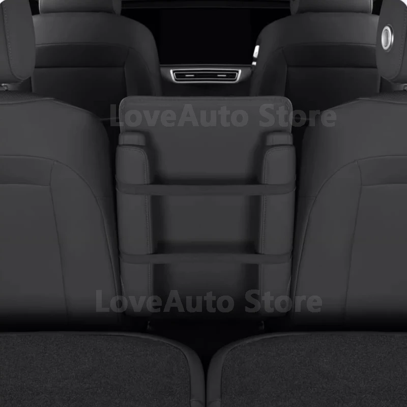 Фото Для Nissan Pathfinder 2024 2025 ящик для хранения задней спинки автомобиля, сиденья, второй ряд, складной ящик, аксессуары для салона автомобиля №4
