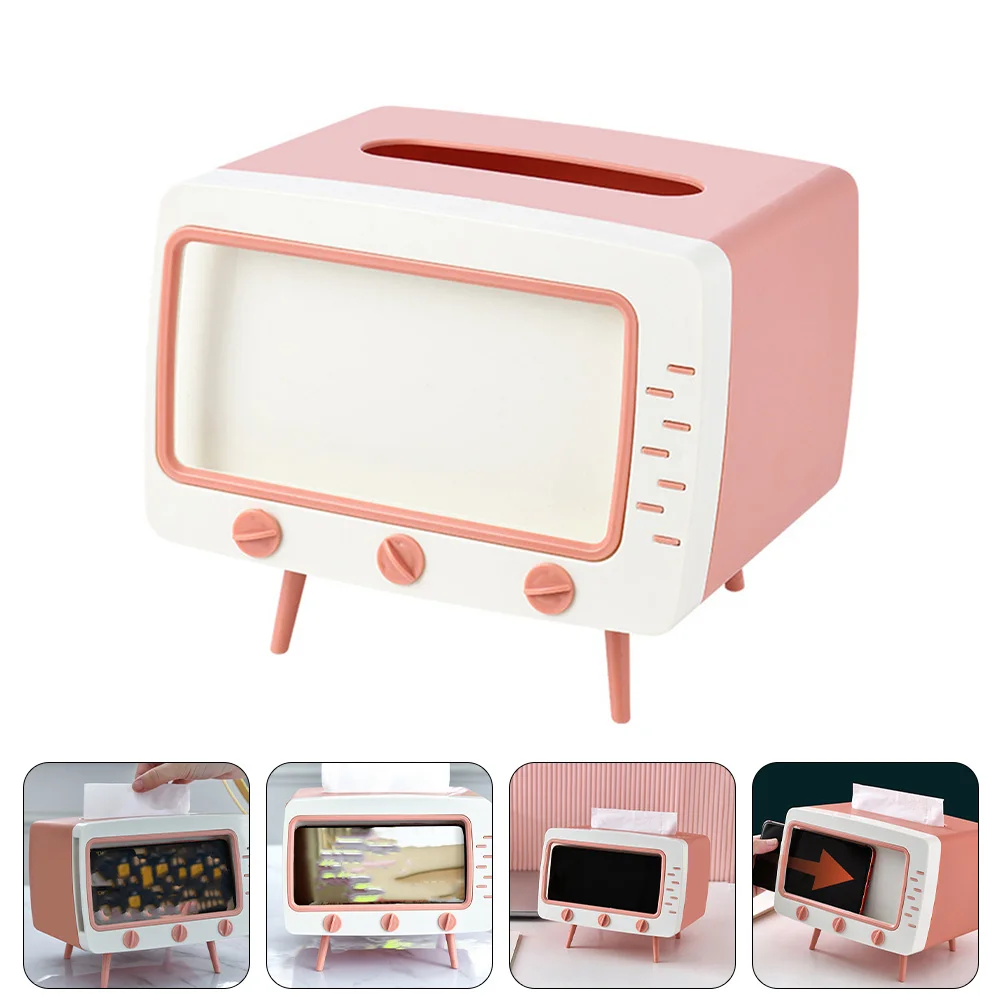 

Держатель салфеток для лица пластиковая коробка для салфеток с держателем для телефона