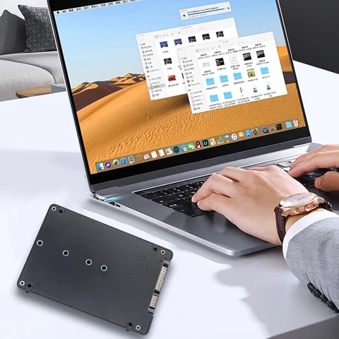 Карта адаптера M.2 NGFF SSD в SATA3 Плата адаптера жесткого диска 6 Гбит/с Карта адаптера двойного назначения M.2 NGFF в SATA3.0 для ПК