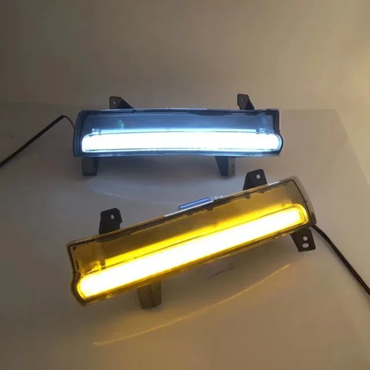 1 пара для Jeep Compass 2017 2018 2019 светодиодный дневный ходовой светильник DRL Дневной