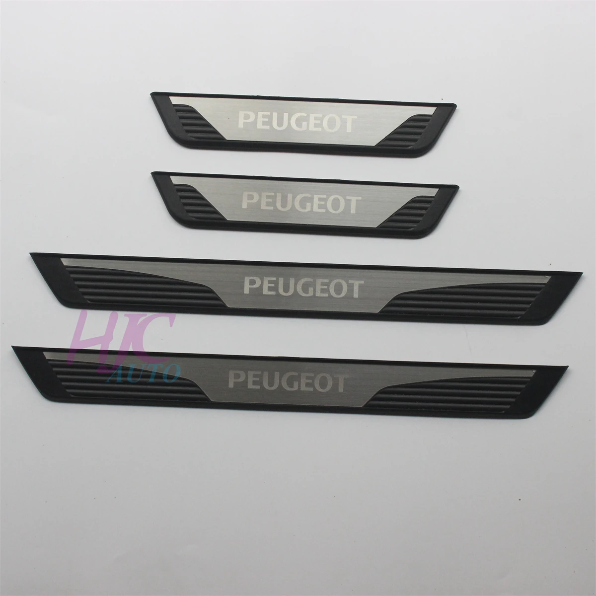 

Стайлинг автомобиля для Peugeot 206 207 307 308 408 508 4 шт. Защитная крышка для порога двери