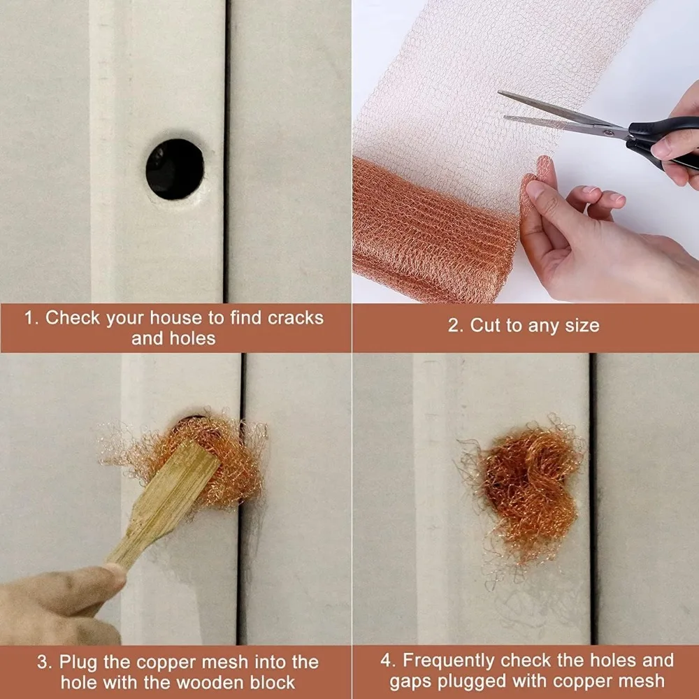 Медная проволочная сетка медная с защитой от насекомых защитная для защиты