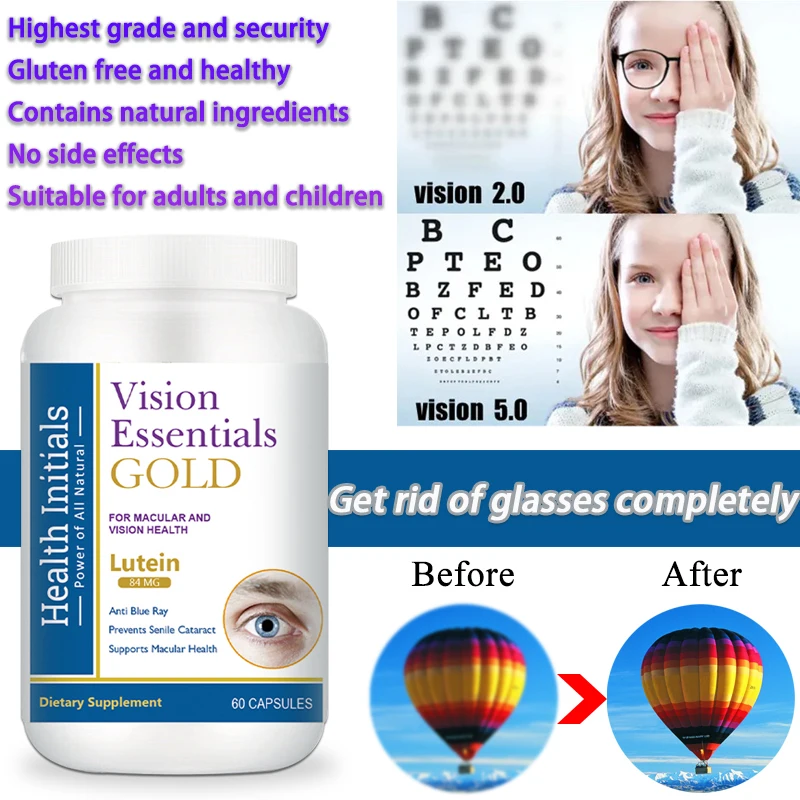 

Quickly Restore Vision Myopia Treatment Lutein Eye Supplement Improve Eye Edema Relieve Fatigue Macular Help Focu On Eye Health