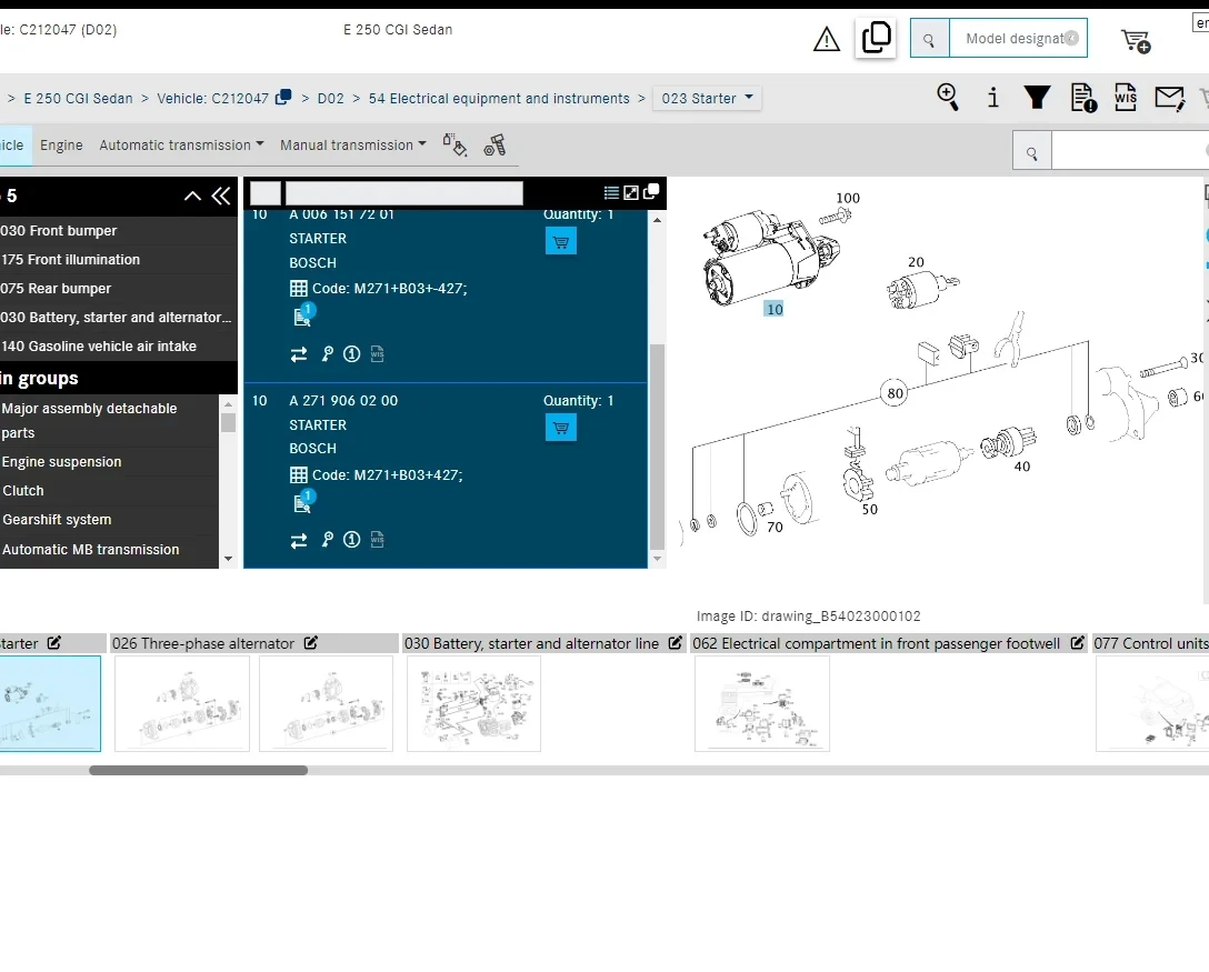 Подходит для Mercedes Benz W172 W204 W207 W212 SLK200 C250 C180 E260 E200 E250 автомобильный стартер A2719060200