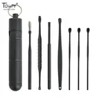 Инструмент для удаления ушного воска, многоразовый прибор для удаления ушного воска, пружинная ложка, ухочистка