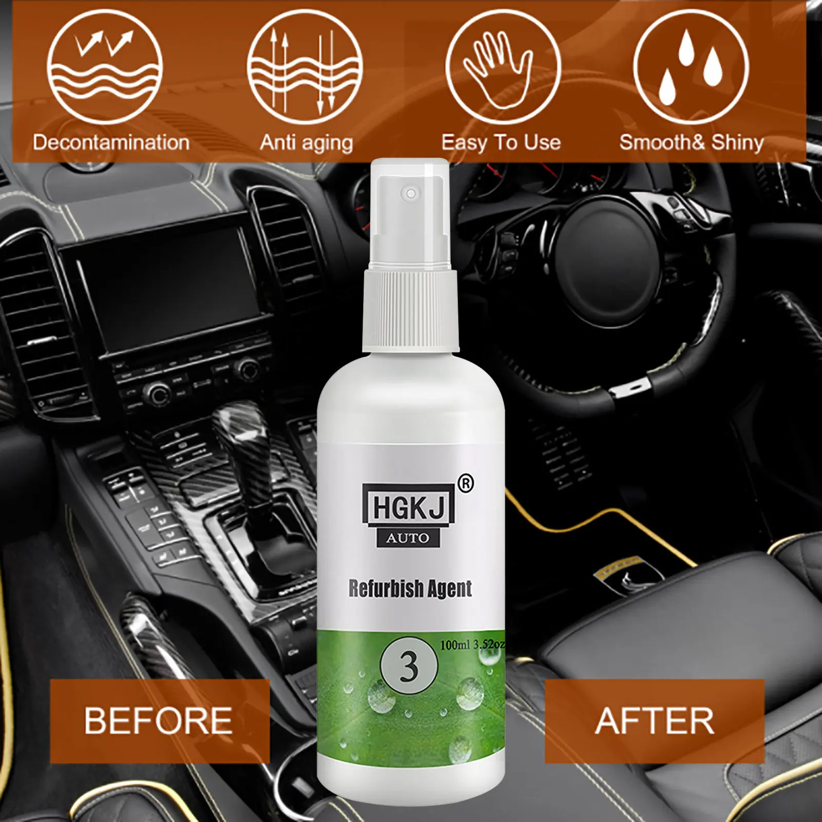 

100 мл Восстанавливающий спрей для отделки, восстанавливающее покрытие для автомобилей, восстанавливающее Восстанавливающее Средство, спре...