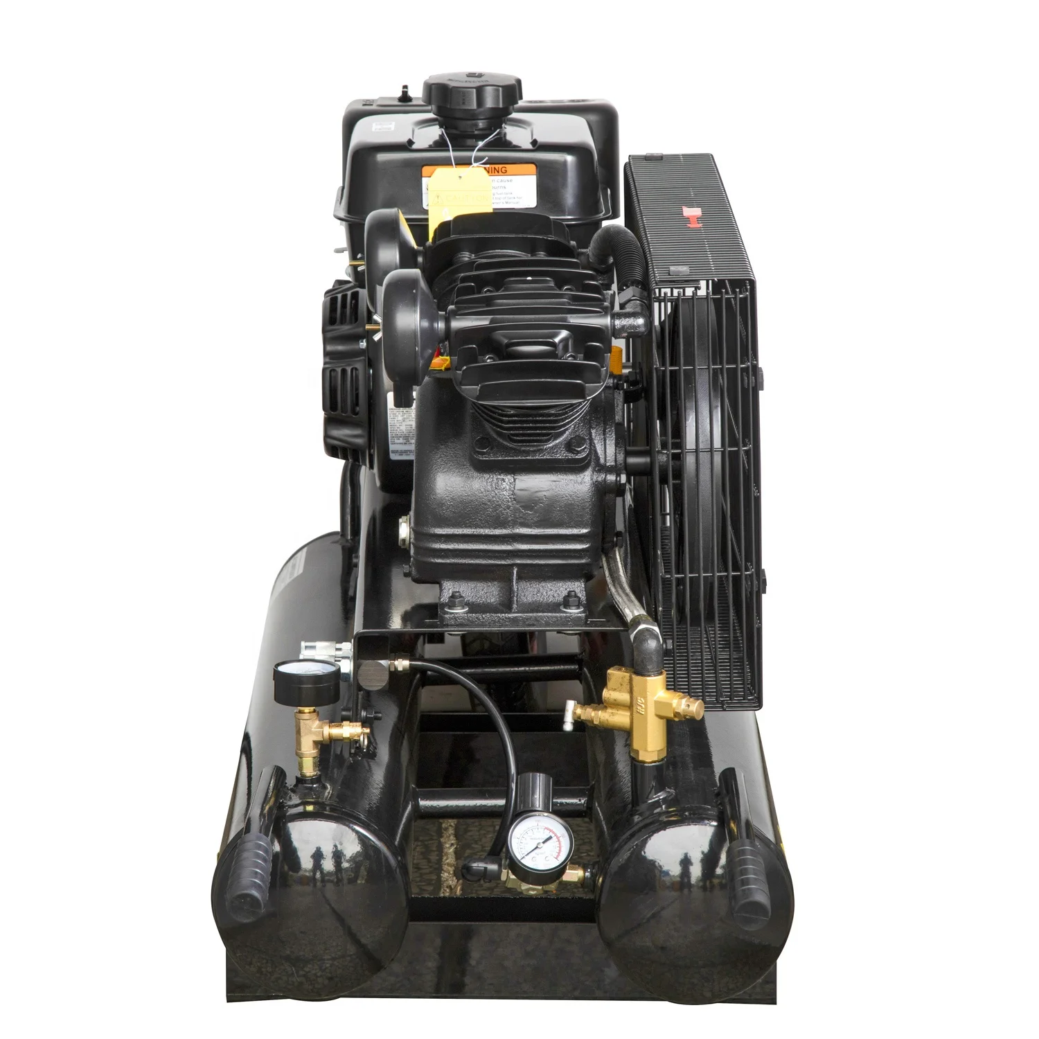 6.5HP поршень с газовым приводом 9.5Gal портативный воздушный компрессор ременным