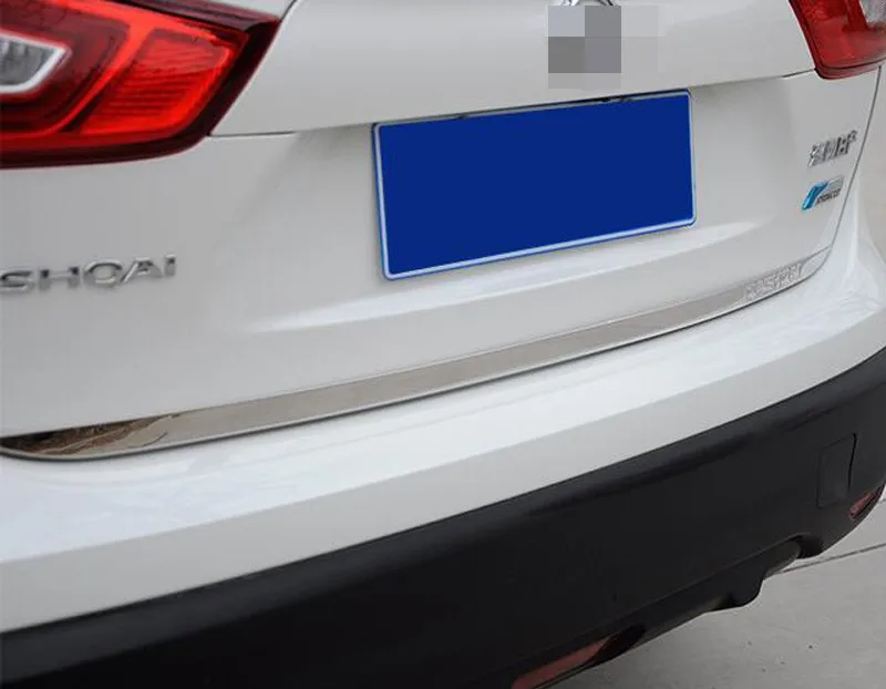 

Door Sticker Stainless Steel back door Tailgate trim Car Styling Accessories For Nissan Qashqai j11 2016 2017 2018 2019