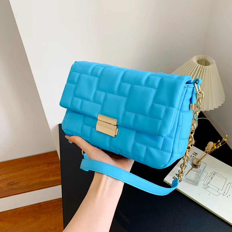 

Branded Women's Shoulder Bags 2023 Fashion Chain Quilted Shoulder Messenger Bags Women Luxury Bags Ladies Purses and Handbag