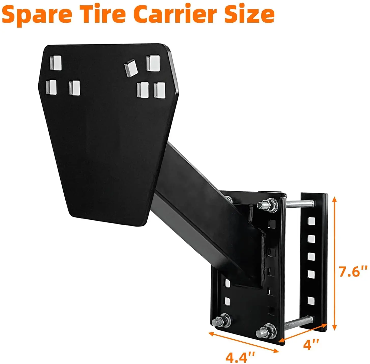 Spare Tire Carrier Boat Spare Tire Carrier Mount Easy To Install Bolt Patterns 120lbs Capacity Heavy Duty Trailer Wheels Holder