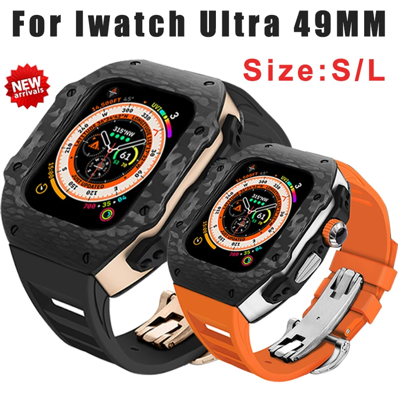 

Ремешок из углеродного волокна для Apple Watch Ultra 49 мм 45 мм 44 мм