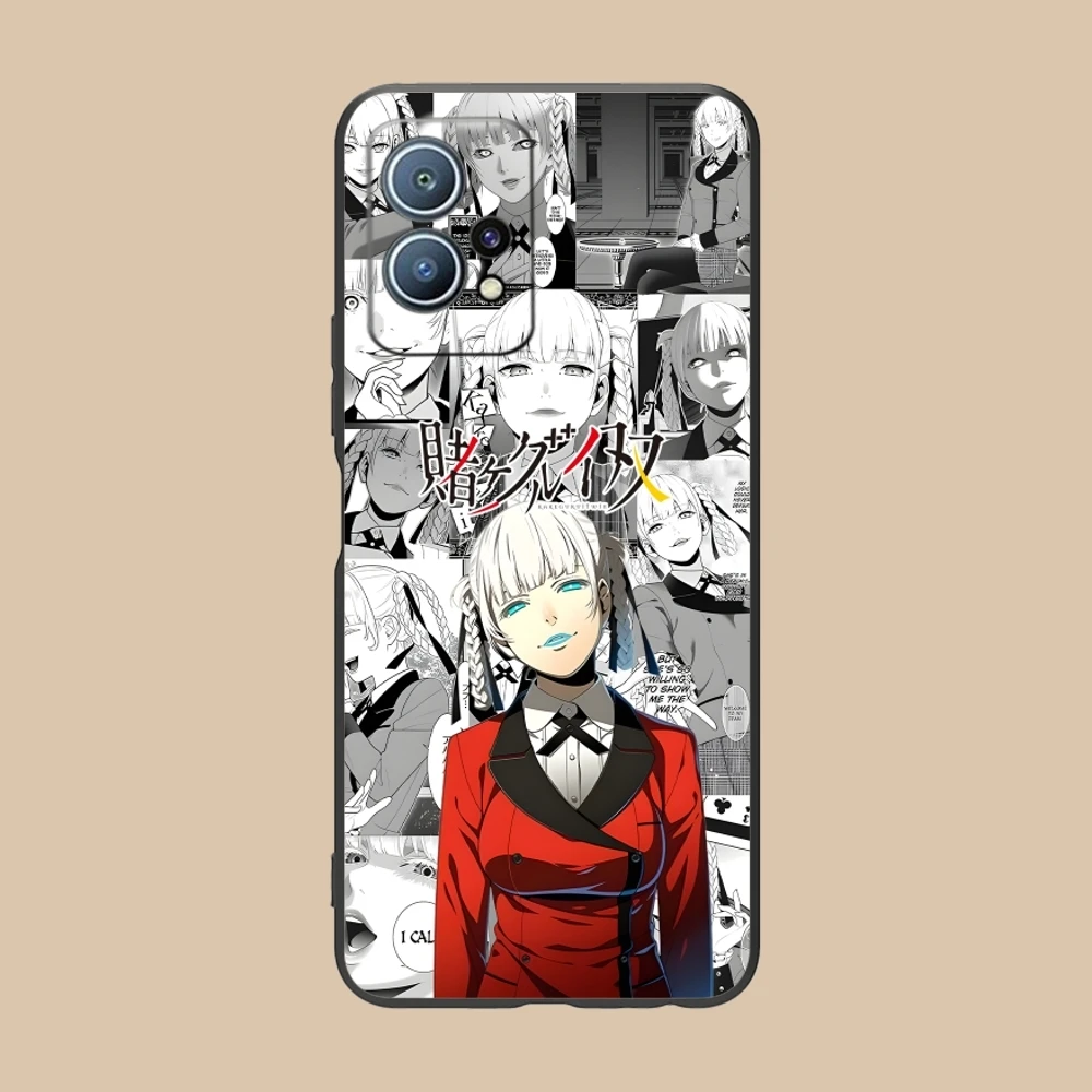 Чехол для мобильного телефона Kakegurui Kirari Anime Huawei P60 P50 P40 P30 P20 P10 P9 P8 Pro Lite Plus черный