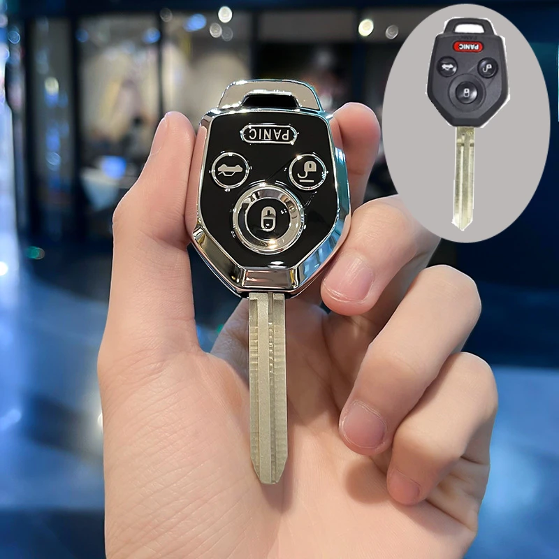 

Мягкий чехол для автомобильного ключа из ТПУ с 4 кнопками для Subaru Tribeca Forester WRX XV Outback Legacy Impreza Crosstrek