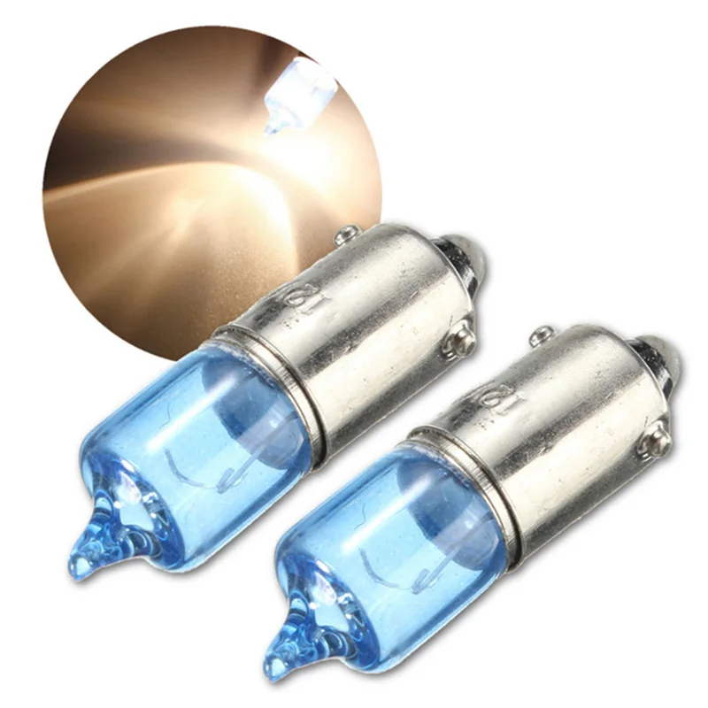 2 шт. автомобильные ксеноновые габаритные огни H6W BAX9S 6 Вт 12 в 5000 К