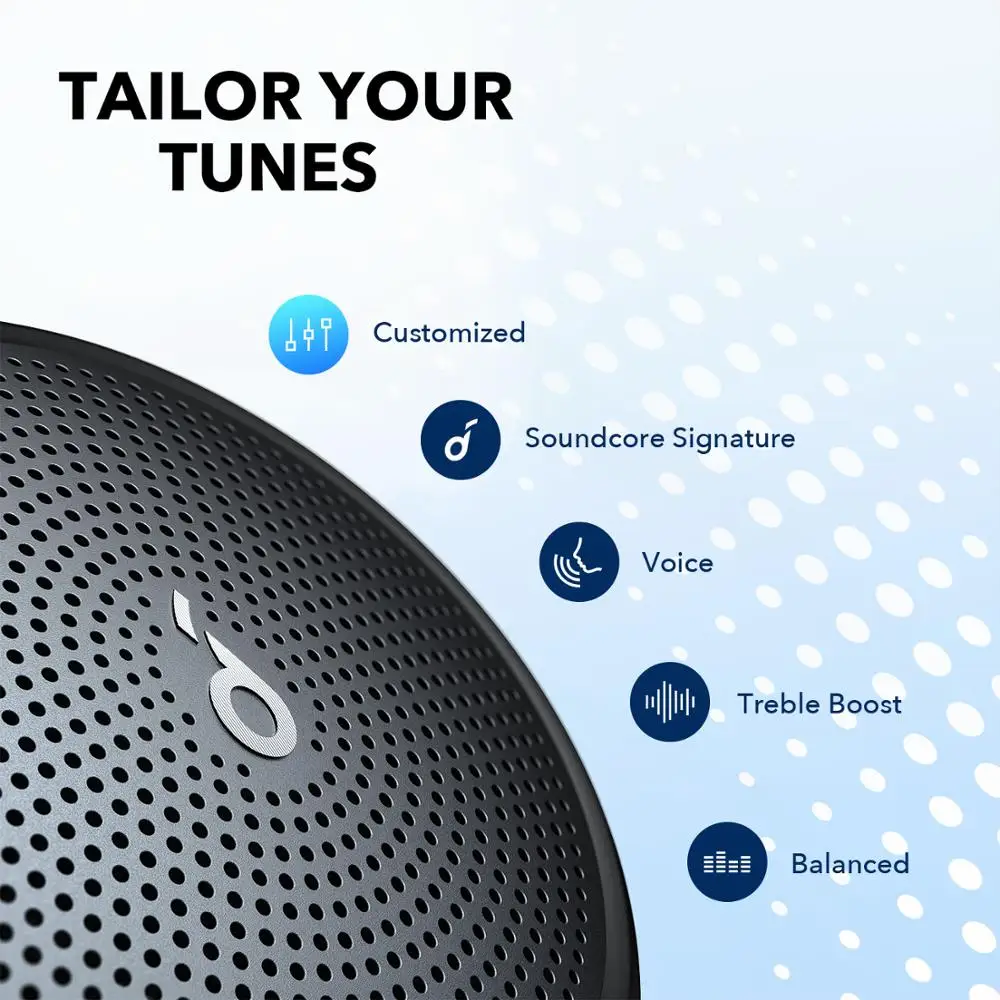 Anker Soundcore Mini 3 Bluetooth-динамик технология BassUp и PartyCast USB-C Водонепроницаемый IPX7