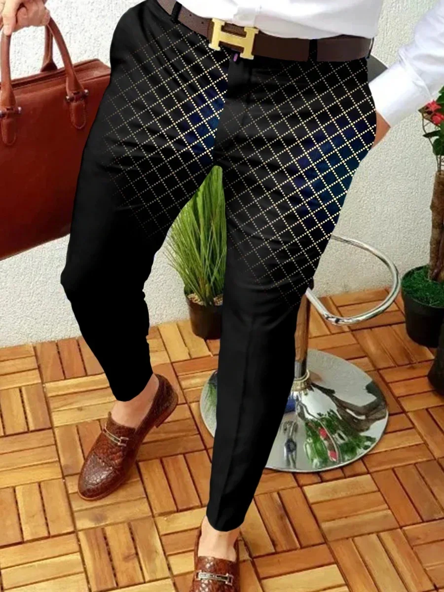 Gradientowy kolorowy styl designerski popularne spodnie garniturowe gorąco sprzedające się neutralne niezwykle proste luźne MR7