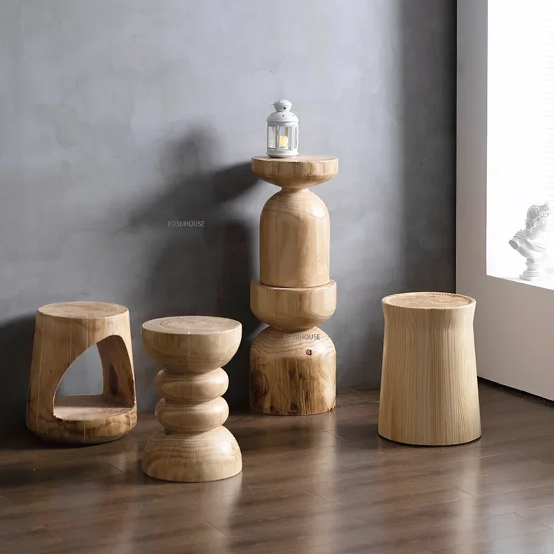 Современная простая квартира домашнее сидение дизайнерские украшения табуреты