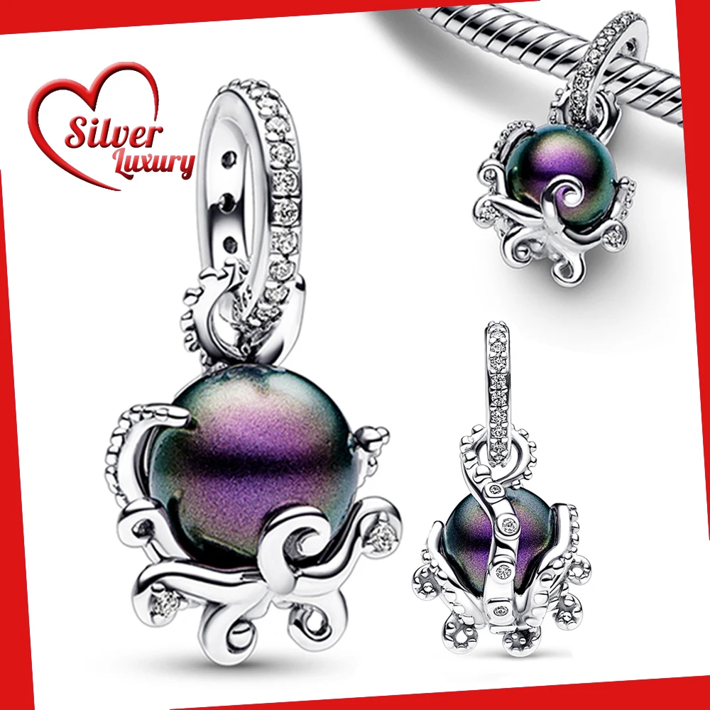 

Шарм-подвеска «Осьминог», серебро 925 пробы