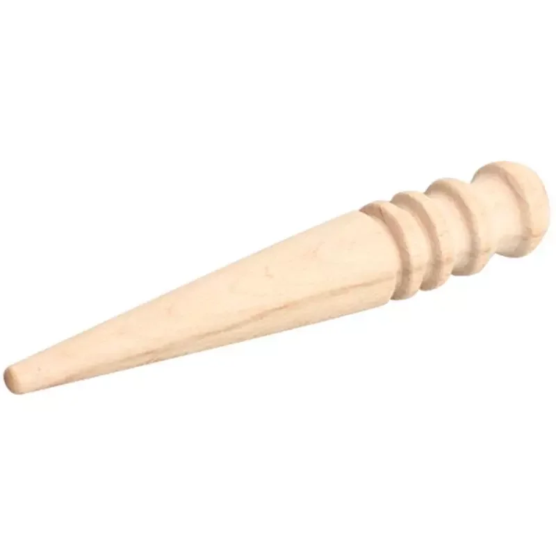 

15cm Leather craft Round Wood Edge Slicker Leather Polishing Stick Multi-Size Burnisher Hand Tool for Leather Craft Tool