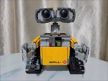 Disney Walle Movie WALL.E Eva Robot MOC DIY Model Building Blocks Bricks Sets Classic Dolls Kids Toys For Children Gift 4